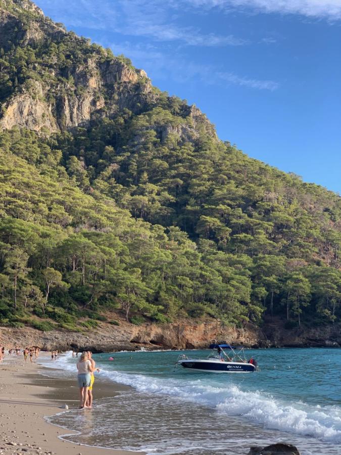Bamboo Bungalow With Sea View In Kabak Bay, Oeluedeniz Фетхие Экстерьер фото